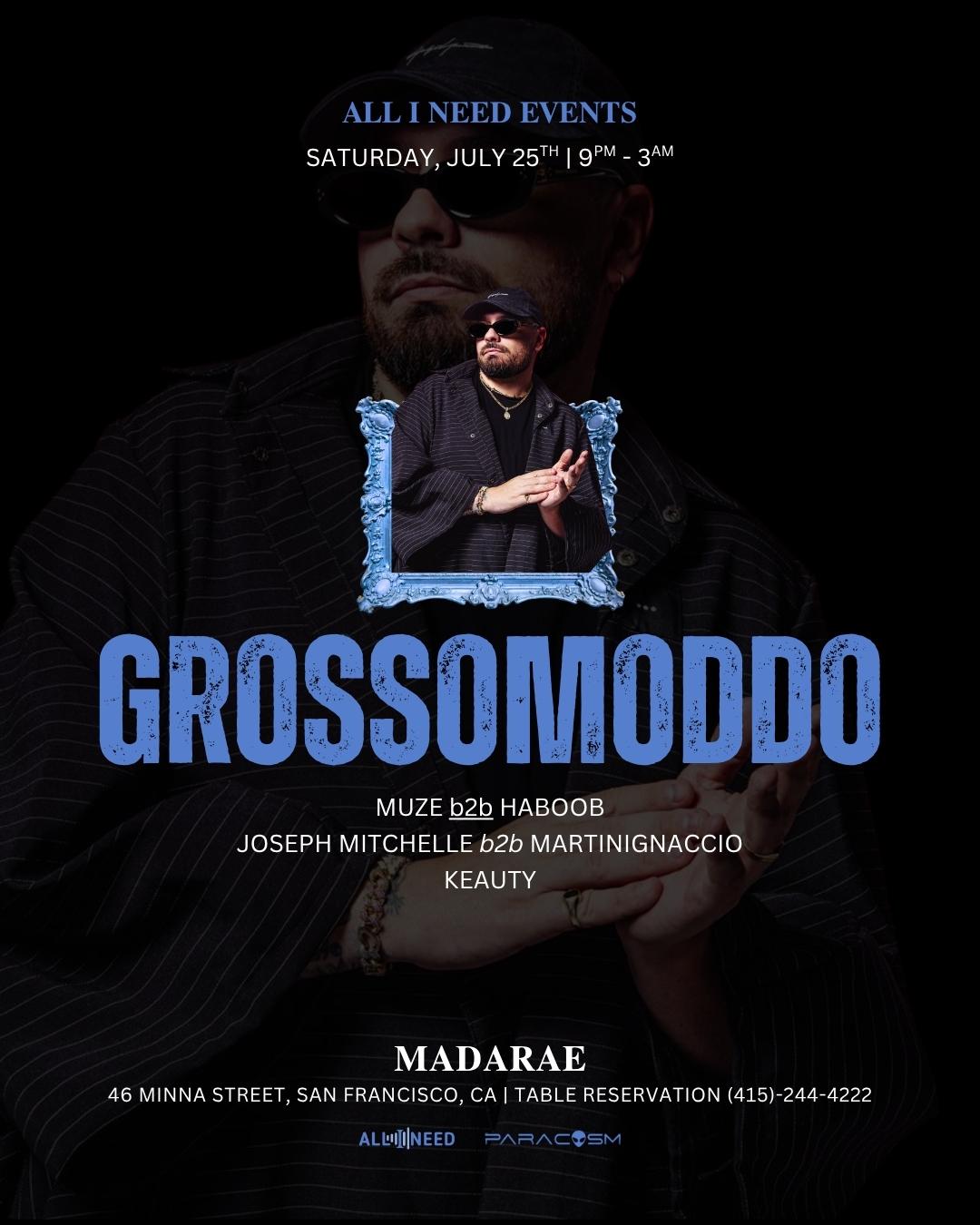 Grossomoddo (Mediterranean Afro House) At Madarae