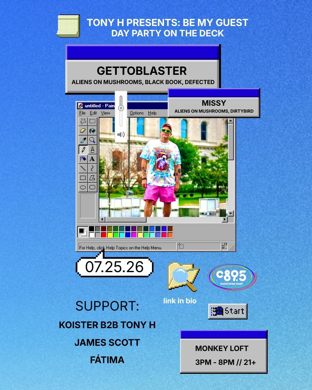 Tony H Presents: Be My Guest [Day Party]