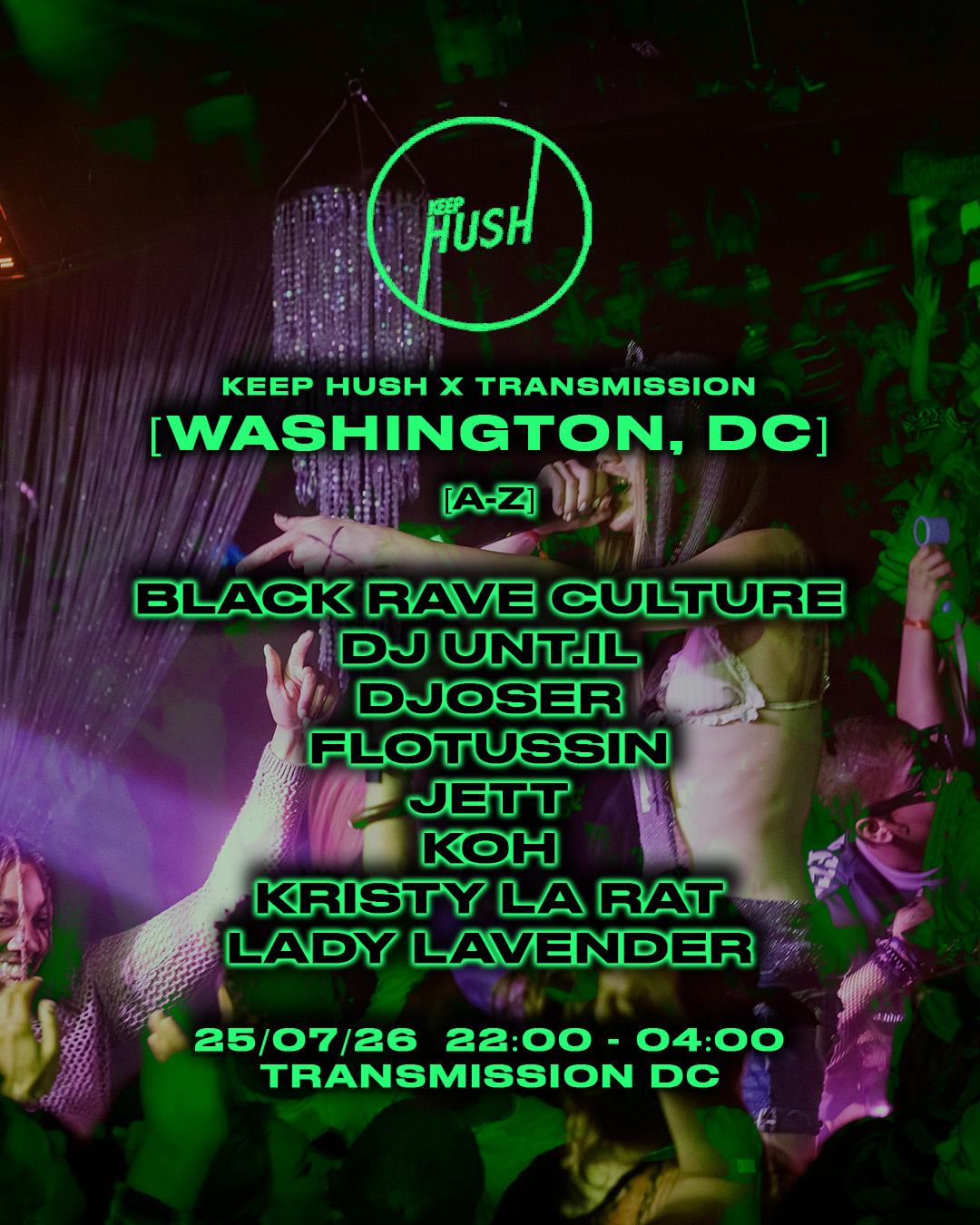 Keep Hush X Transmission