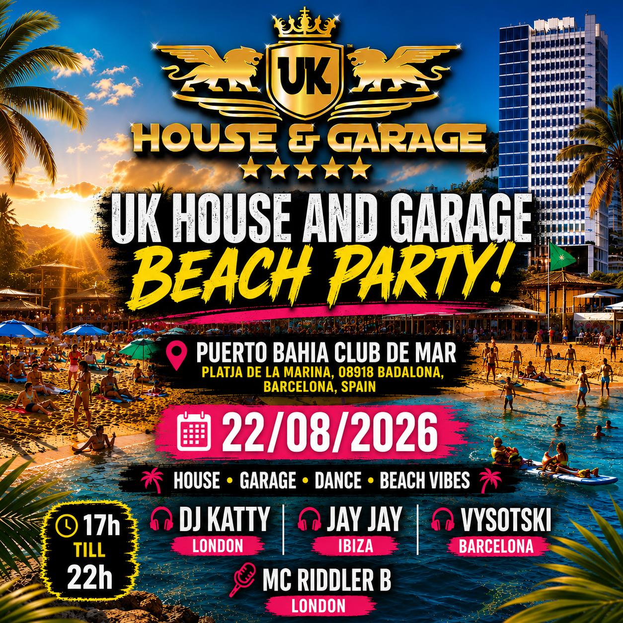 Uk House And Garage Beach Party