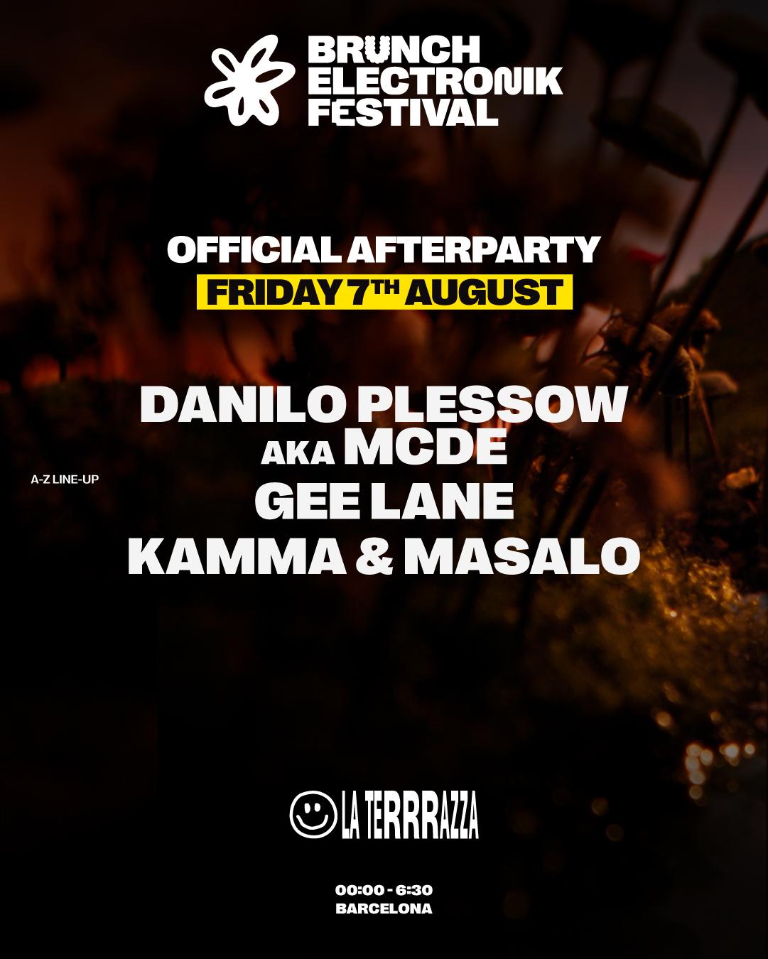 Friday - La Terrrazza - Official Afterparty Brunch Electronik Festival W/ Danilo Plessow