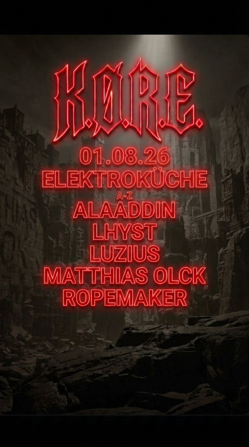 Techno Allianz x KØRE x Schranz Only x art of urban life x Elektroküche Köln