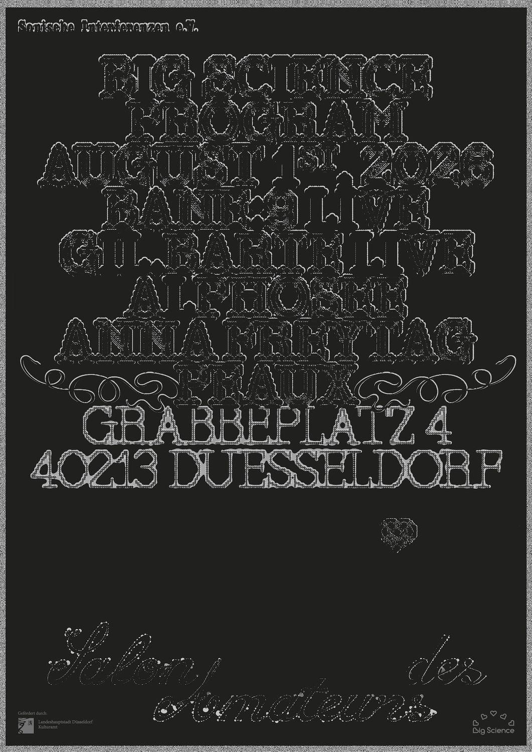 Gil.Barte (live) / bane:9 (live) / Anna Freytag / alphosee / Peaux