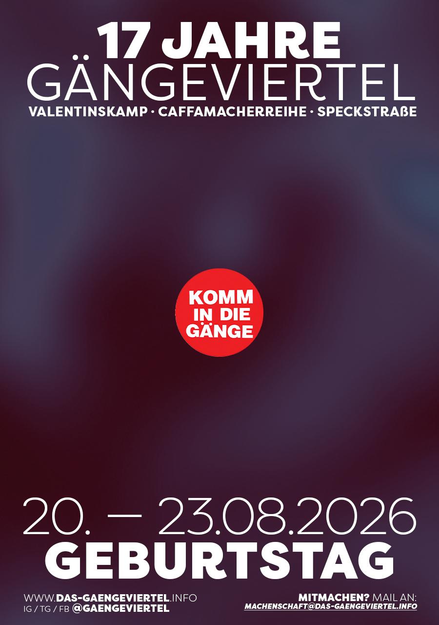 Gängeviertel Geburtstag