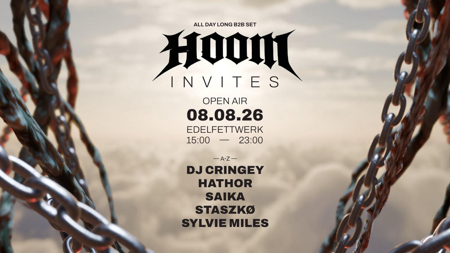 Hoom Invites Open Air - All Day Long