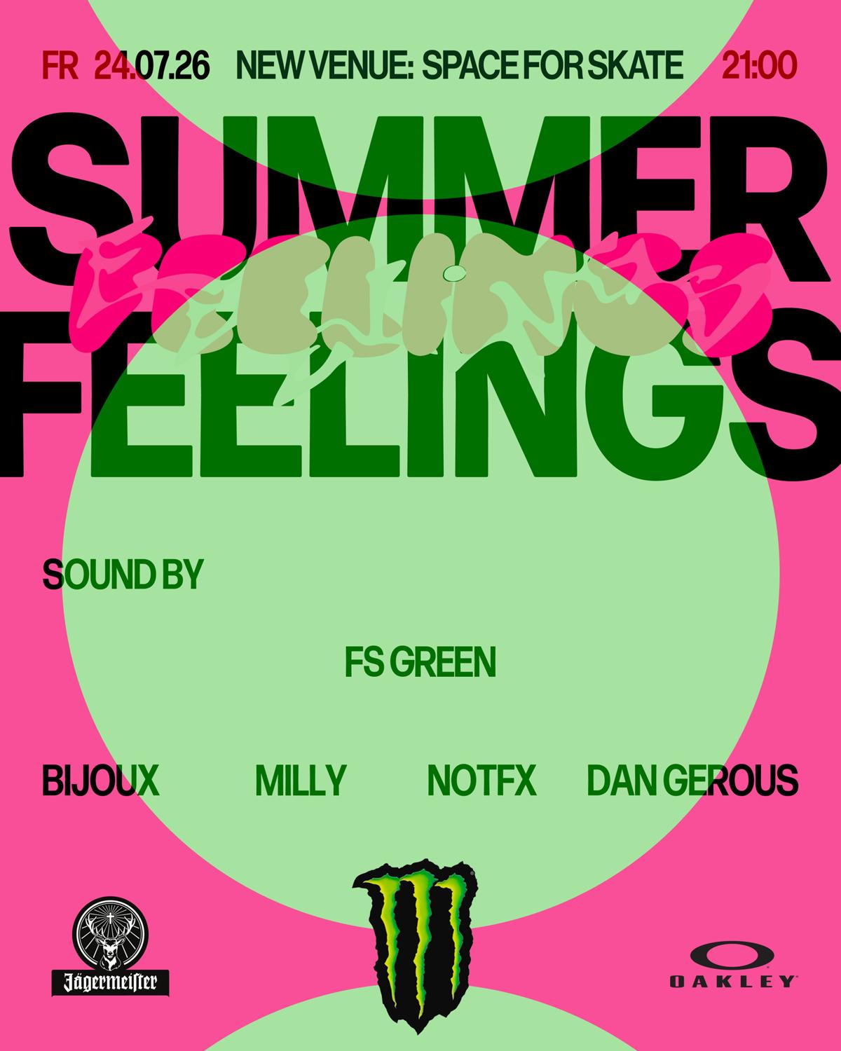 Summer Feelings With Fs Green