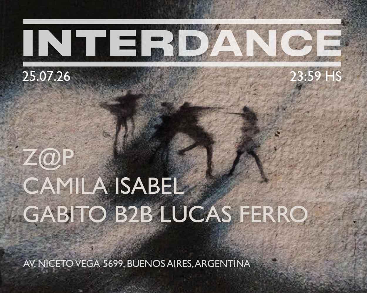 Interdance Pres Z@P, Camila Isabel, Gabito B2B Lucas Ferro