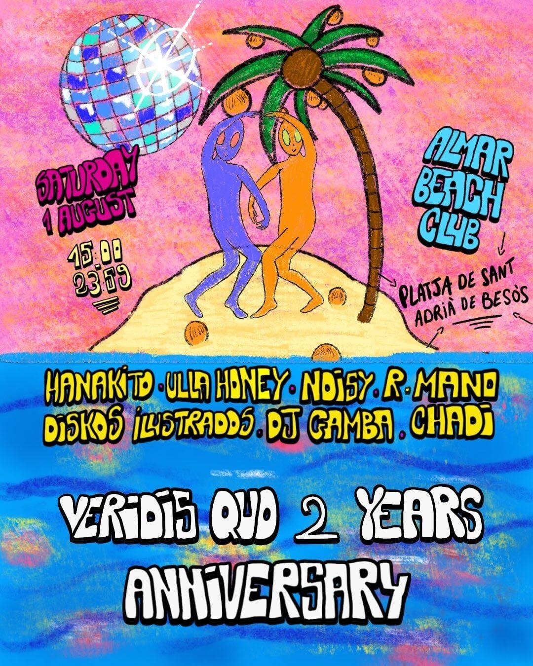 [Free Open Air Beach Party] Veridis Quo 2-Year Anniversary