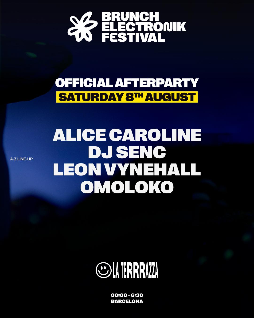 Saturday - La Terrrazza - Official Afterparty Brunch Electronik Festival W/ Leon Vynehall