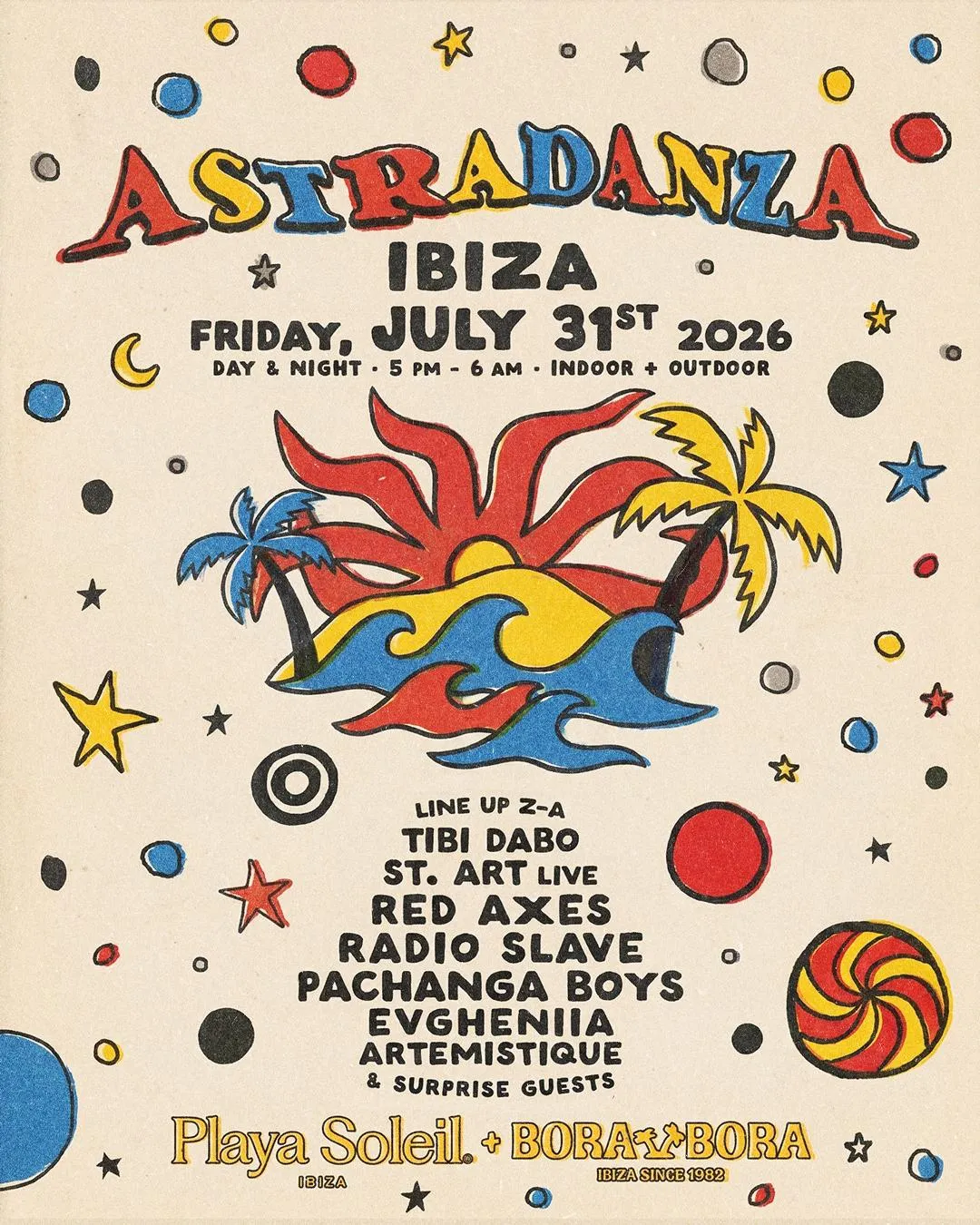 Astradanza Day & Night : Pachanga Boys, Red Axes, Radio Slave