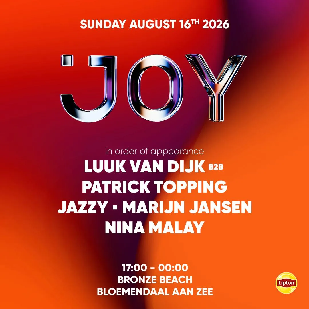 JOY with Luuk van Dijk, Patrick Topping & Jazzy