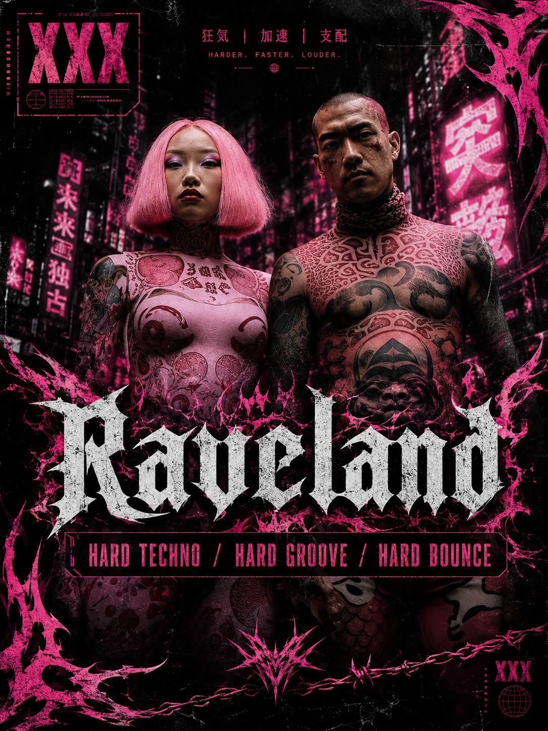 Raveland: Hard Groove Night With Mischa Duncan, Melferdi, Lunøva 