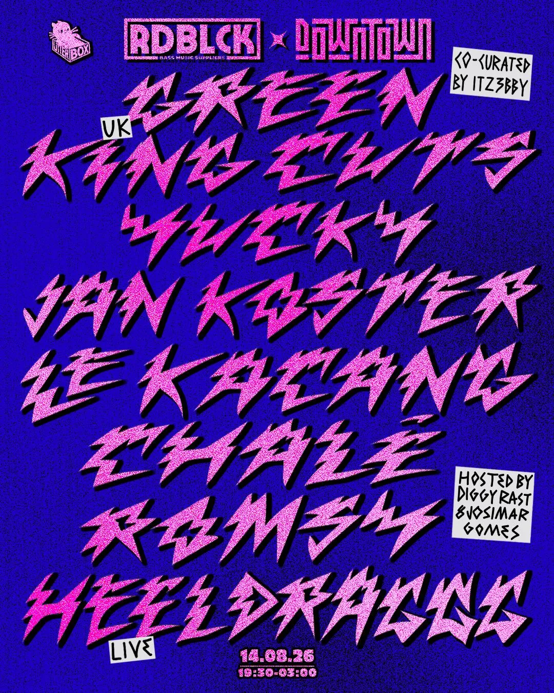 RDBLCK x DWNTWN at Litterbox