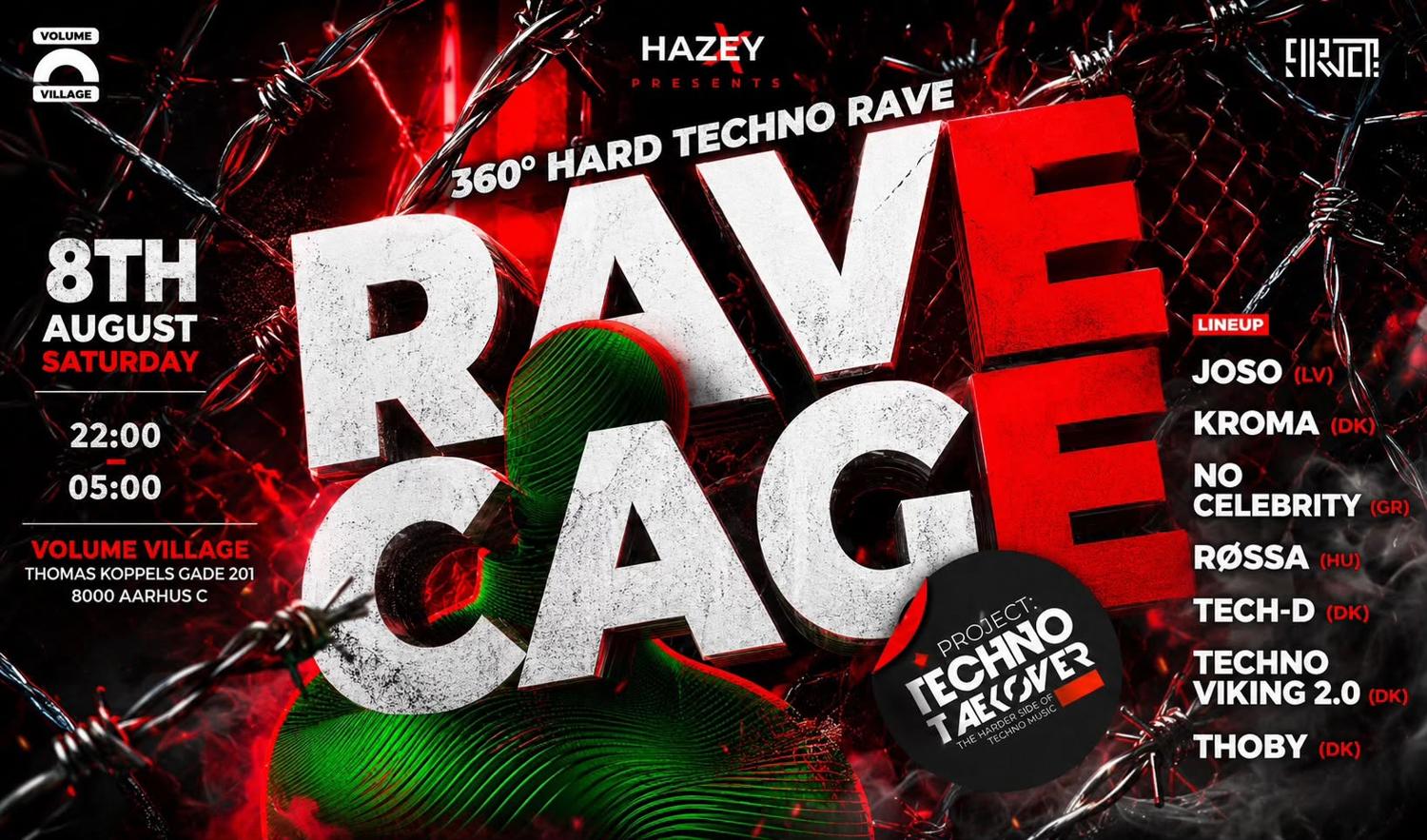 Project: Techno Tækøver – Rave Cage #2