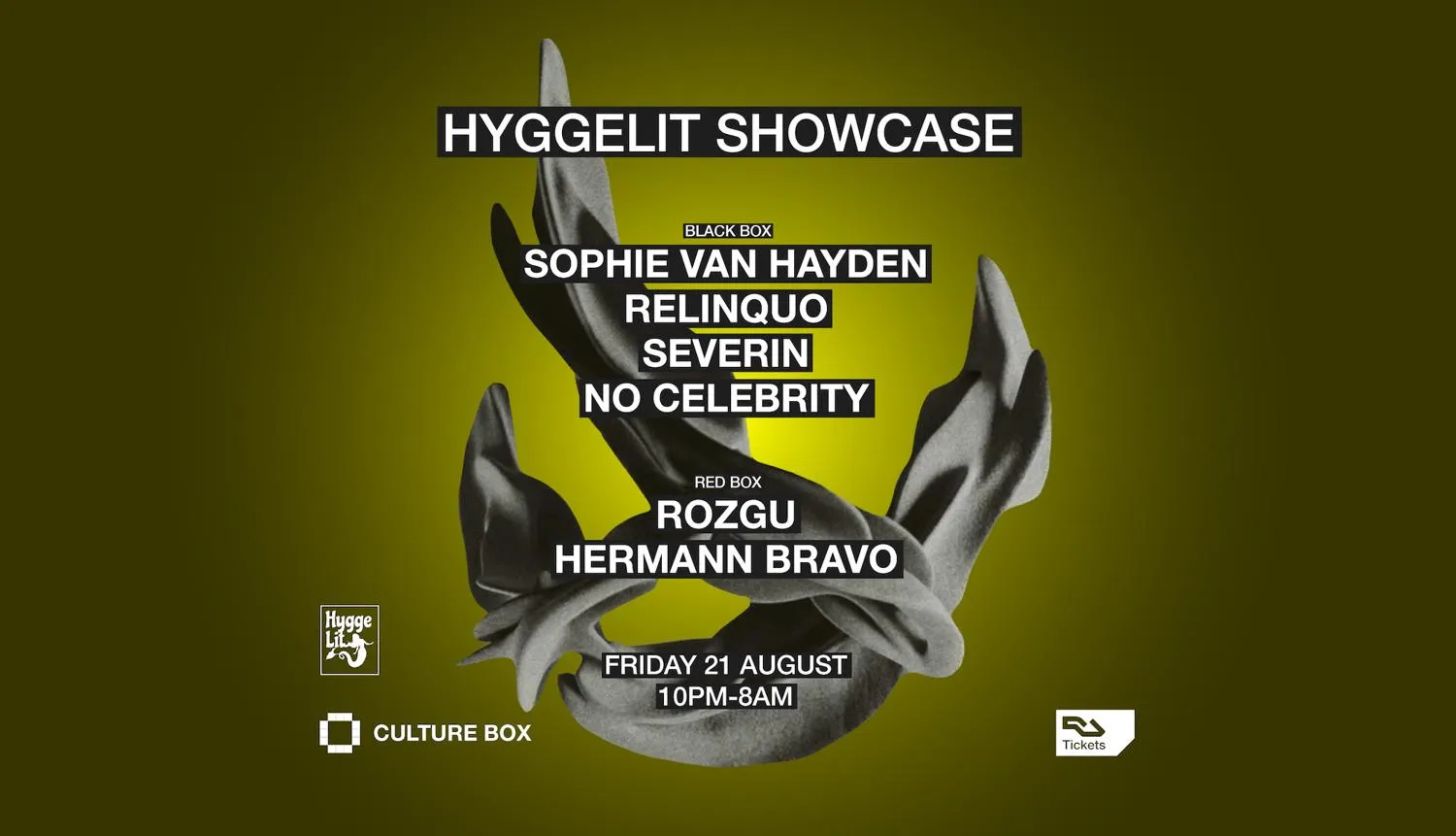 Hyggelit Showcase: Sophie Van Hayden / Naiva / OnsBerg / Severin / No Celebrity / Rozgu / Herma