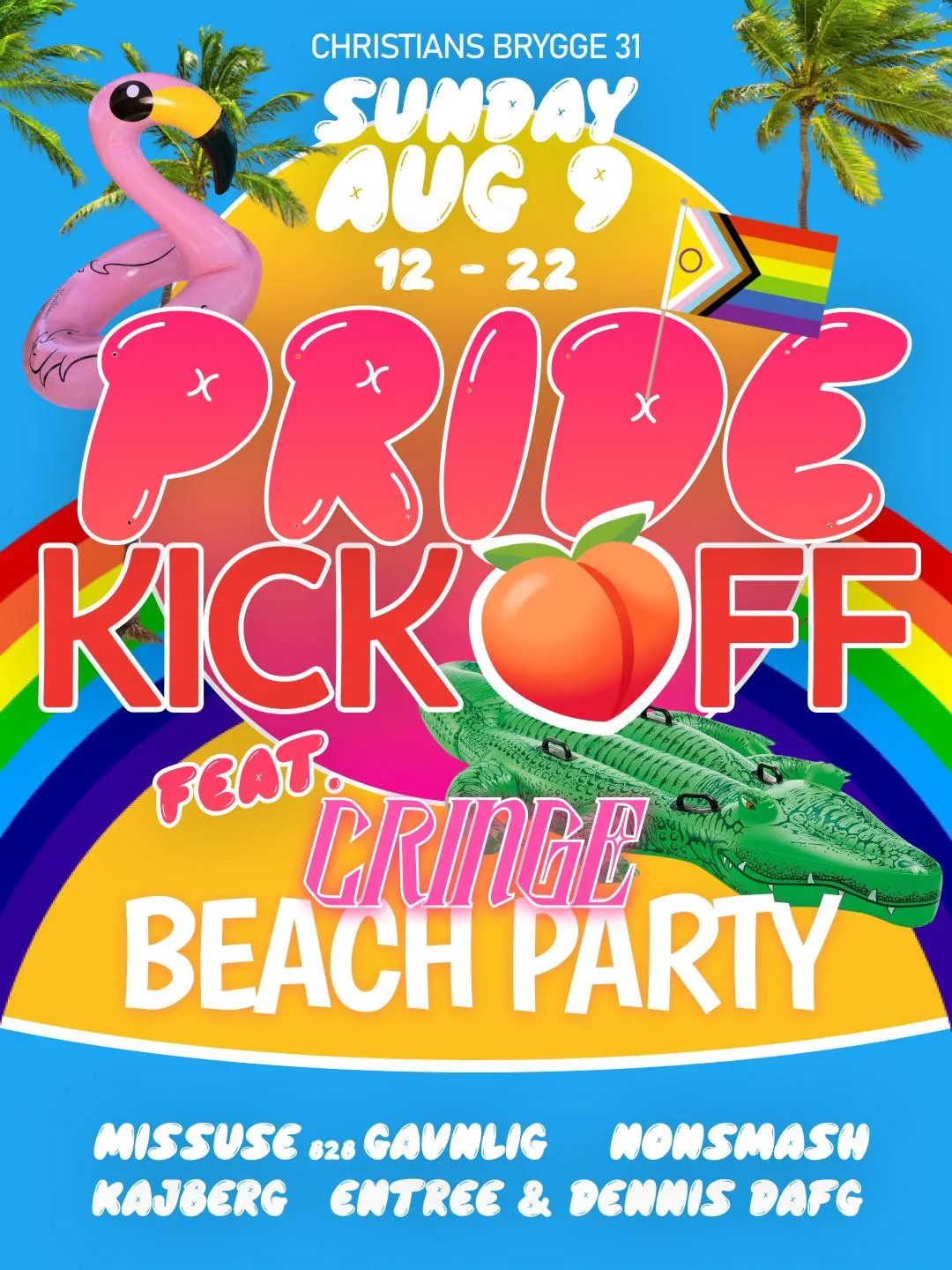 Pride Kickoff - Outdoor Daytime Party feat. CRINGE Beach Party