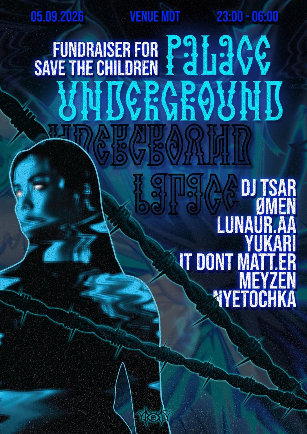 Palace Underground - Save The Children Fundraiser // Techno_Industrial_Hard Techno //