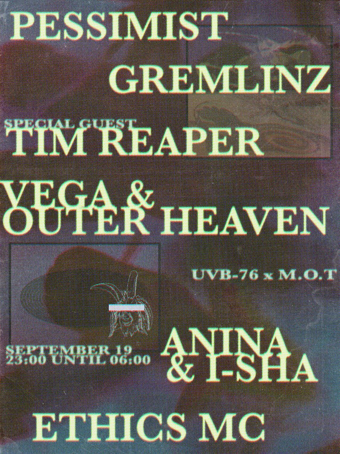 Uvb-76 X Mot: Tim Reaper, Pessimist, Gremlinz, Anina & I-Sha, Vega & Outer Heaven - Ethics Mc