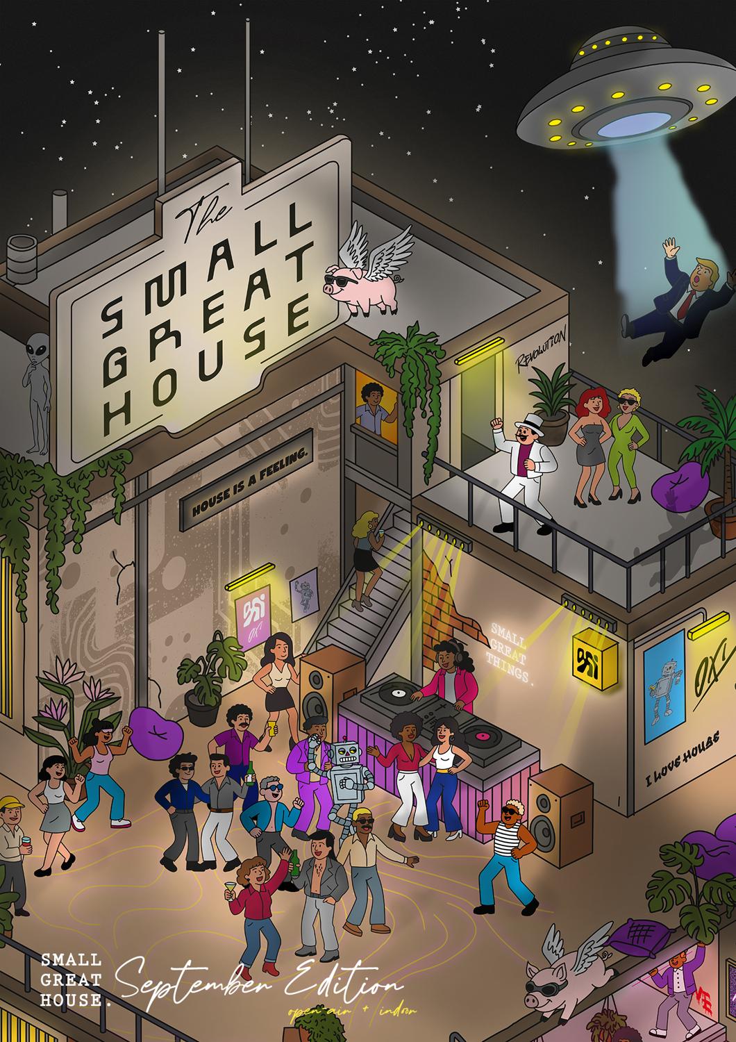 Small Great House 'September Edition' (Open Air + Indoor) 19 Hours