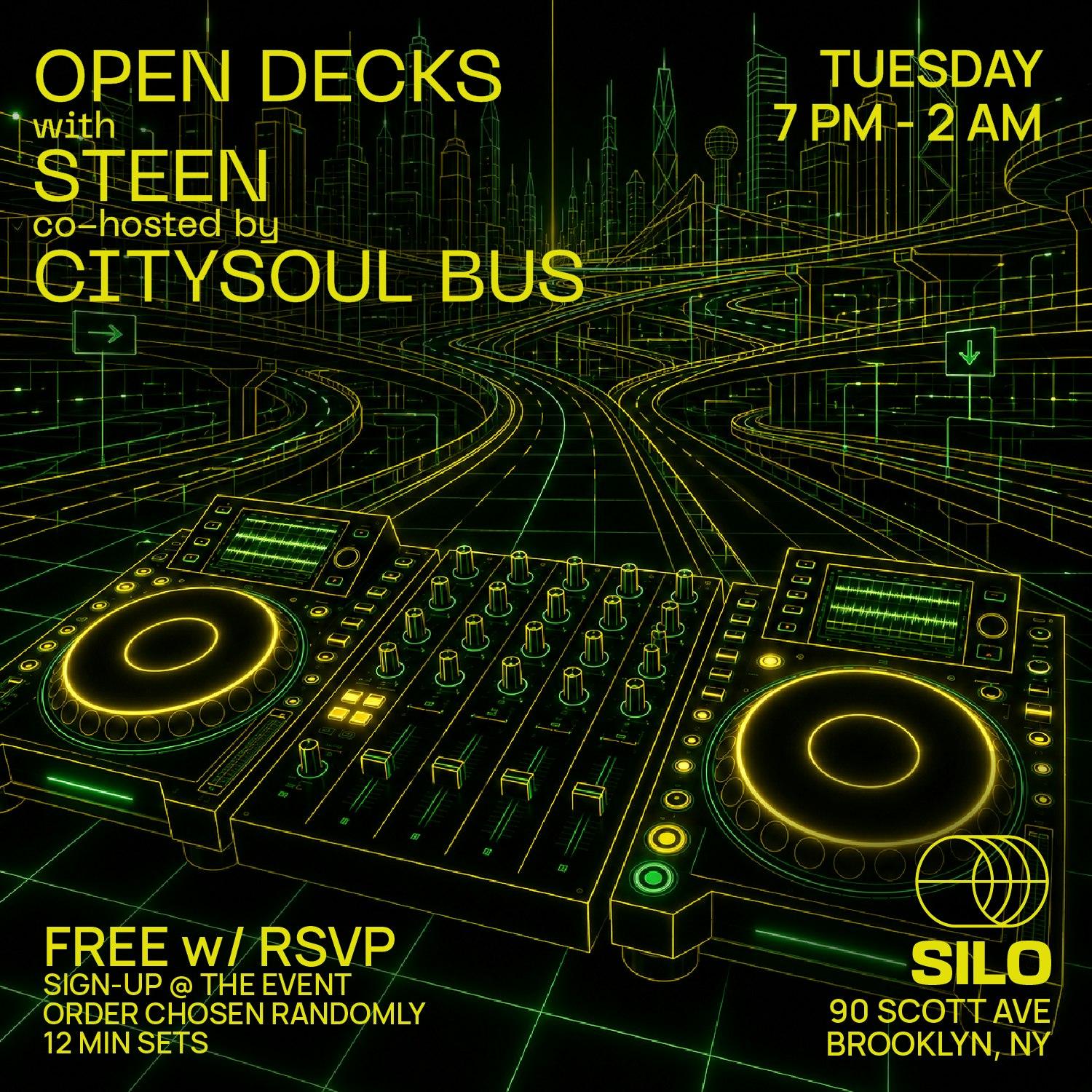 Open Decks With Citysoul Bus