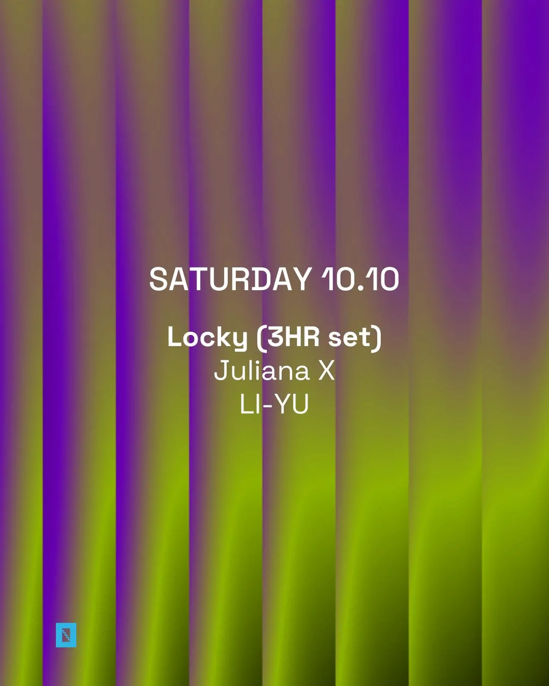 TOFFLER presents Locky (3HR set) DATE MOVED TO 28.11.26