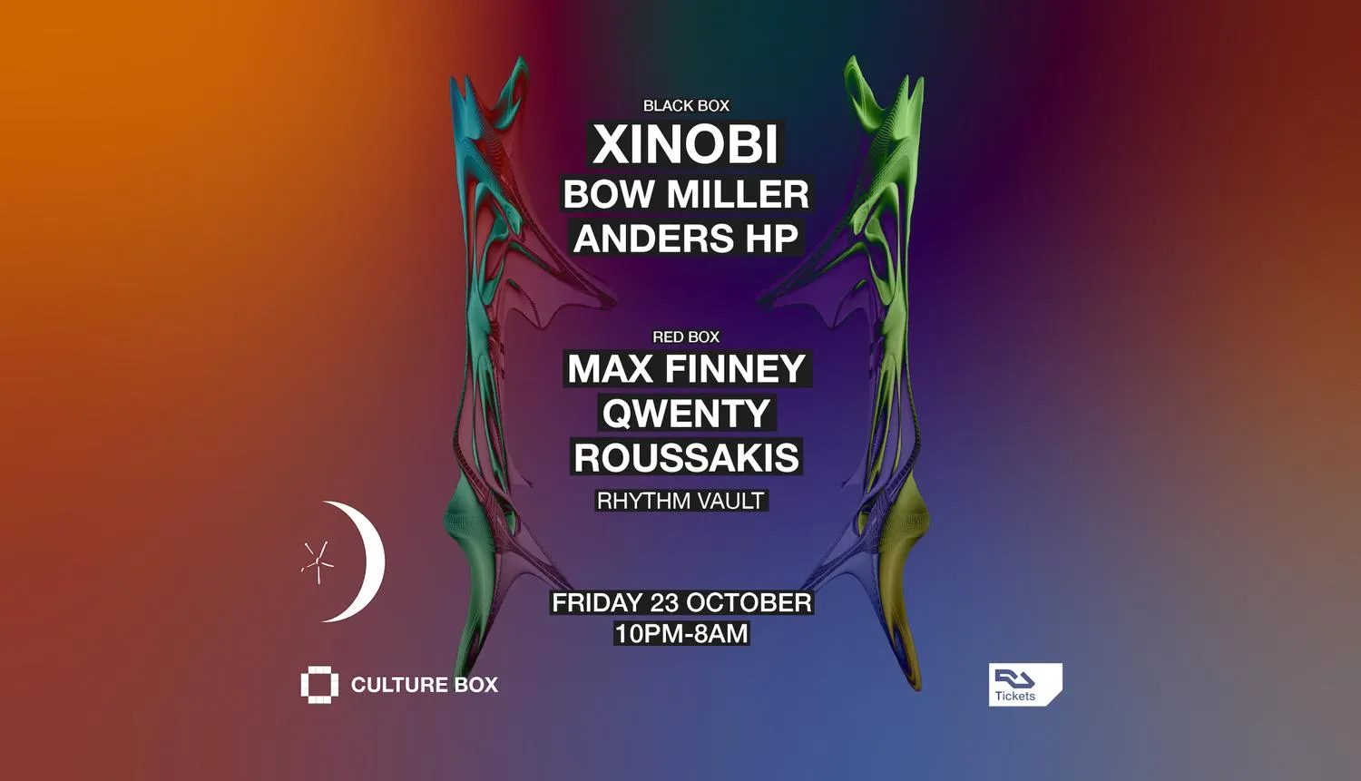 Xinobi / Bow Miller / Anders Hp / Rhythm Vault: Max Finney / Qwenty / Roussakis