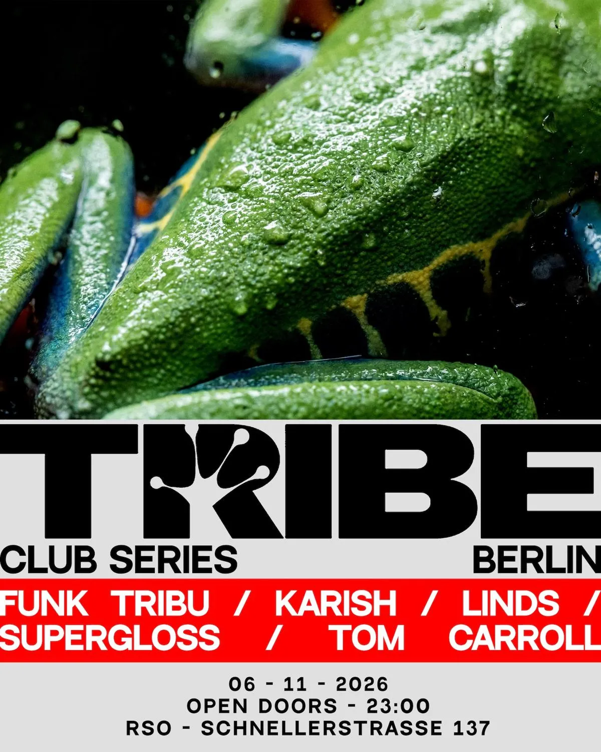 TRIBE CLUB SERIES with Funk Tribu, Supergloss, Linds, Tom Carroll & KARISH
