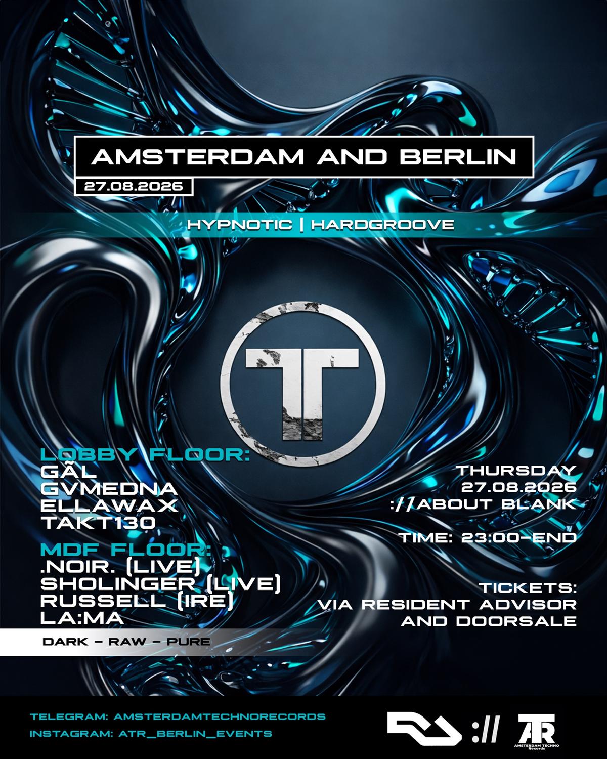 Amsterdam Techno Records And ://About Blank On Thursday'S [Amsterdam And Berlin]