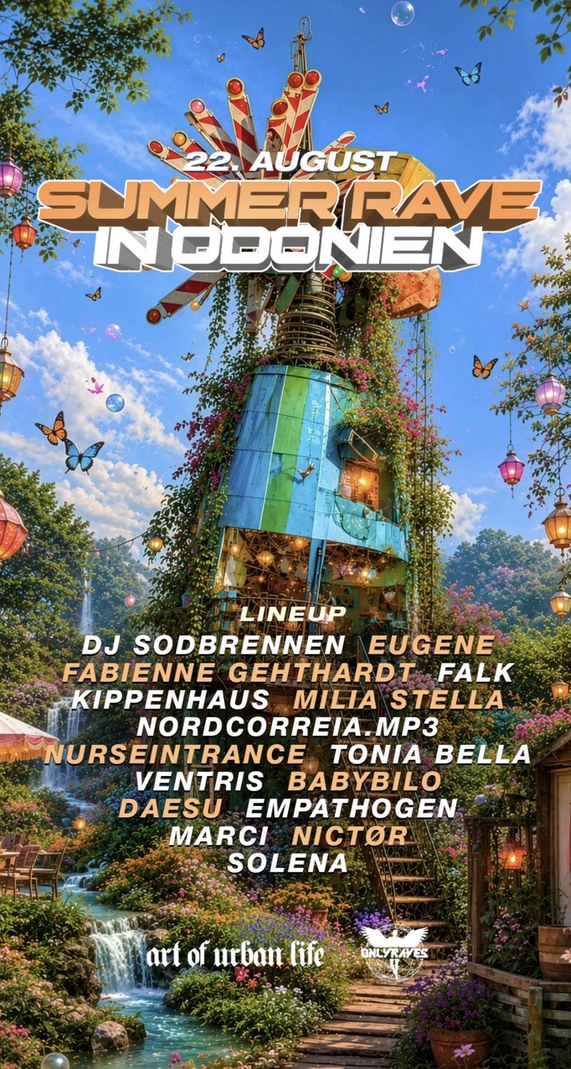 Summer Rave In Odonien By Art Of Urban Life & Onlyraves