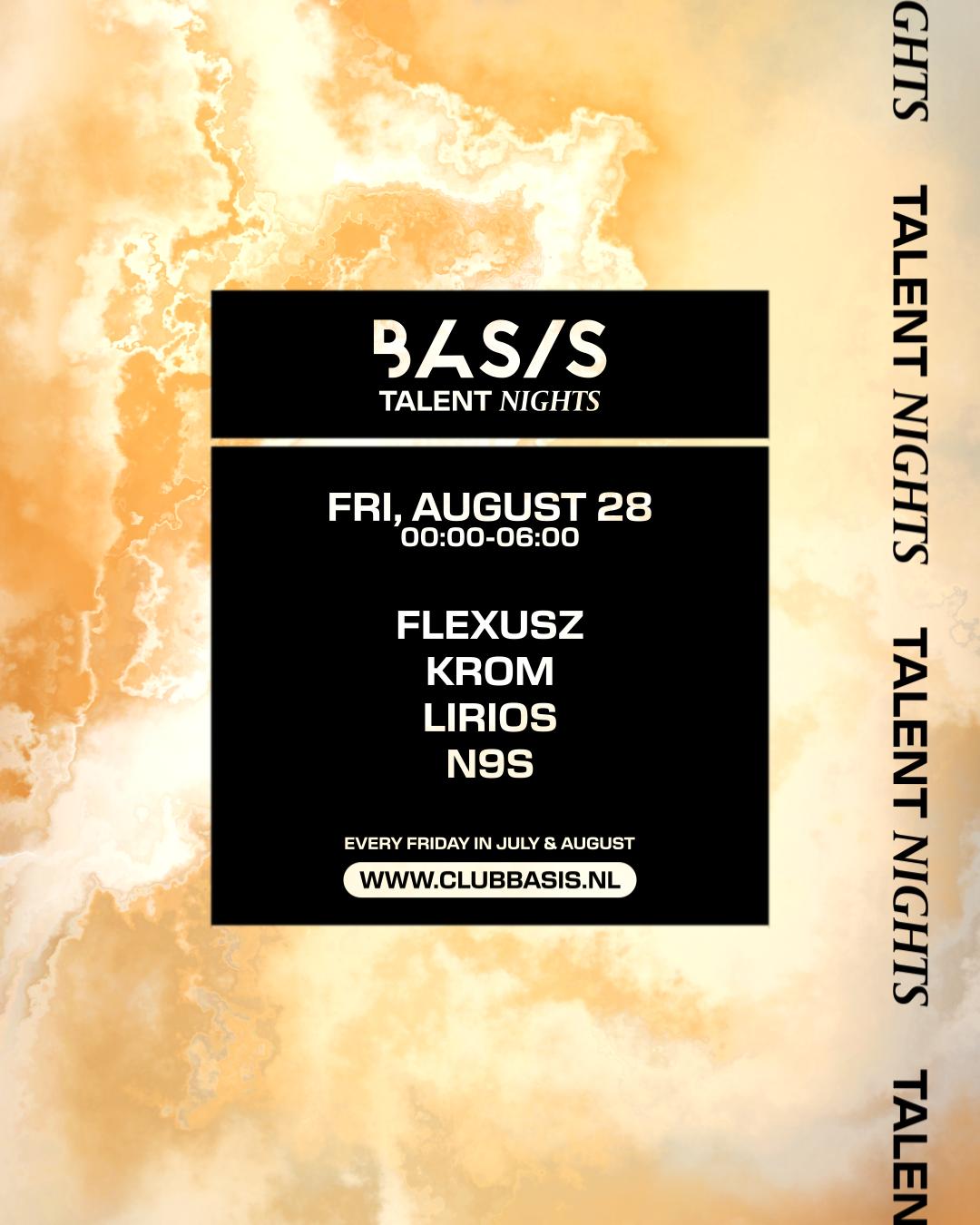 Basis Talent Night/ Flexusz/ Krom/ Lirios/ N9S