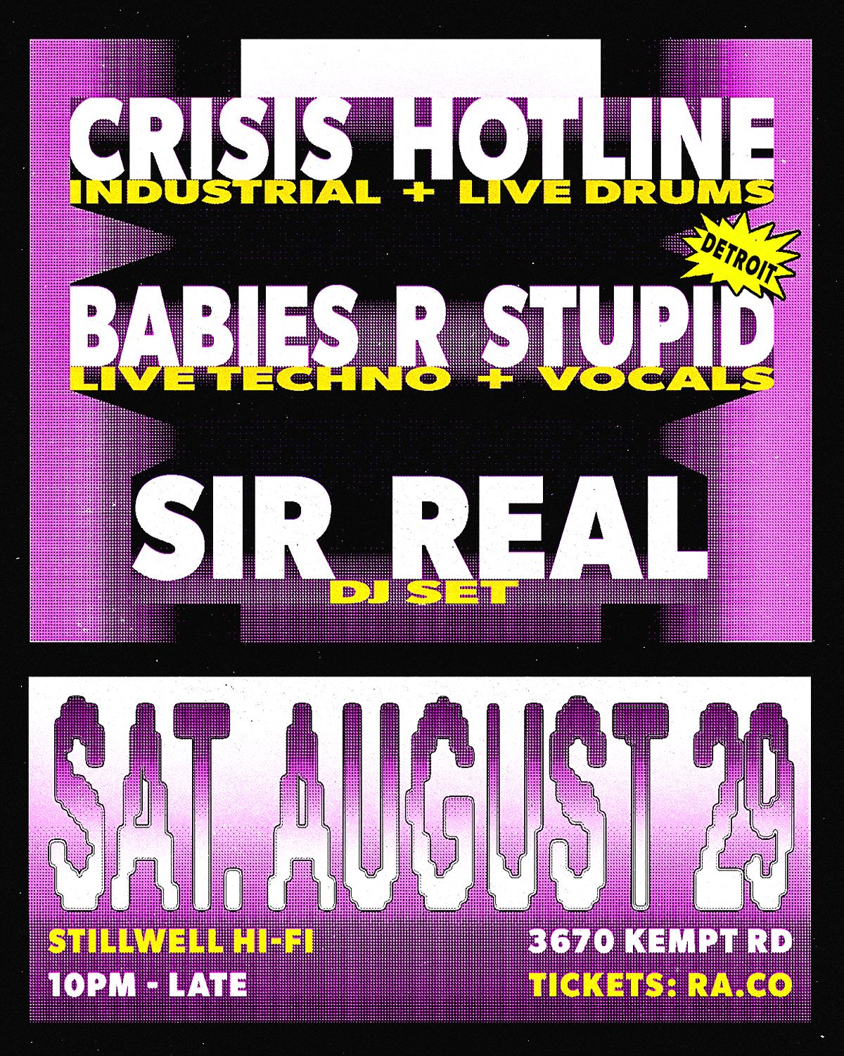 Crisis Hotline + Babies R Stupid + Sir Real
