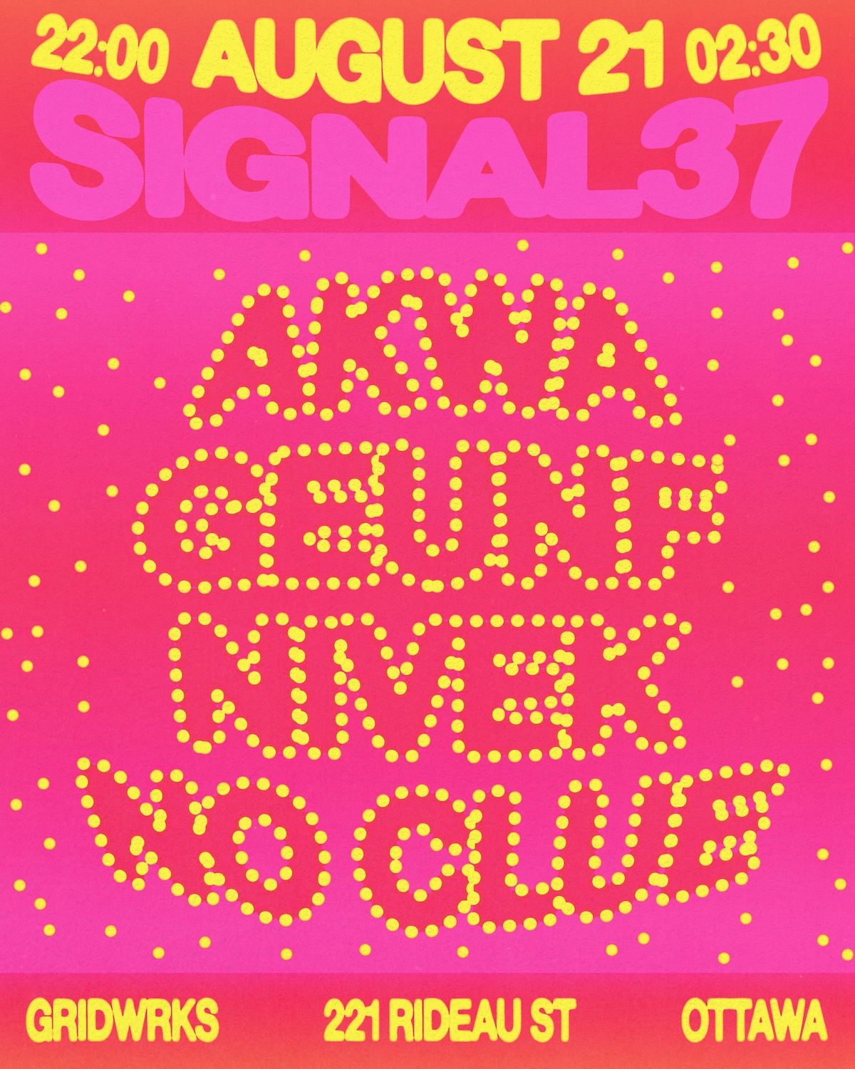 SIGNAL37: AKWA, Geunf, Nivek, No Clue