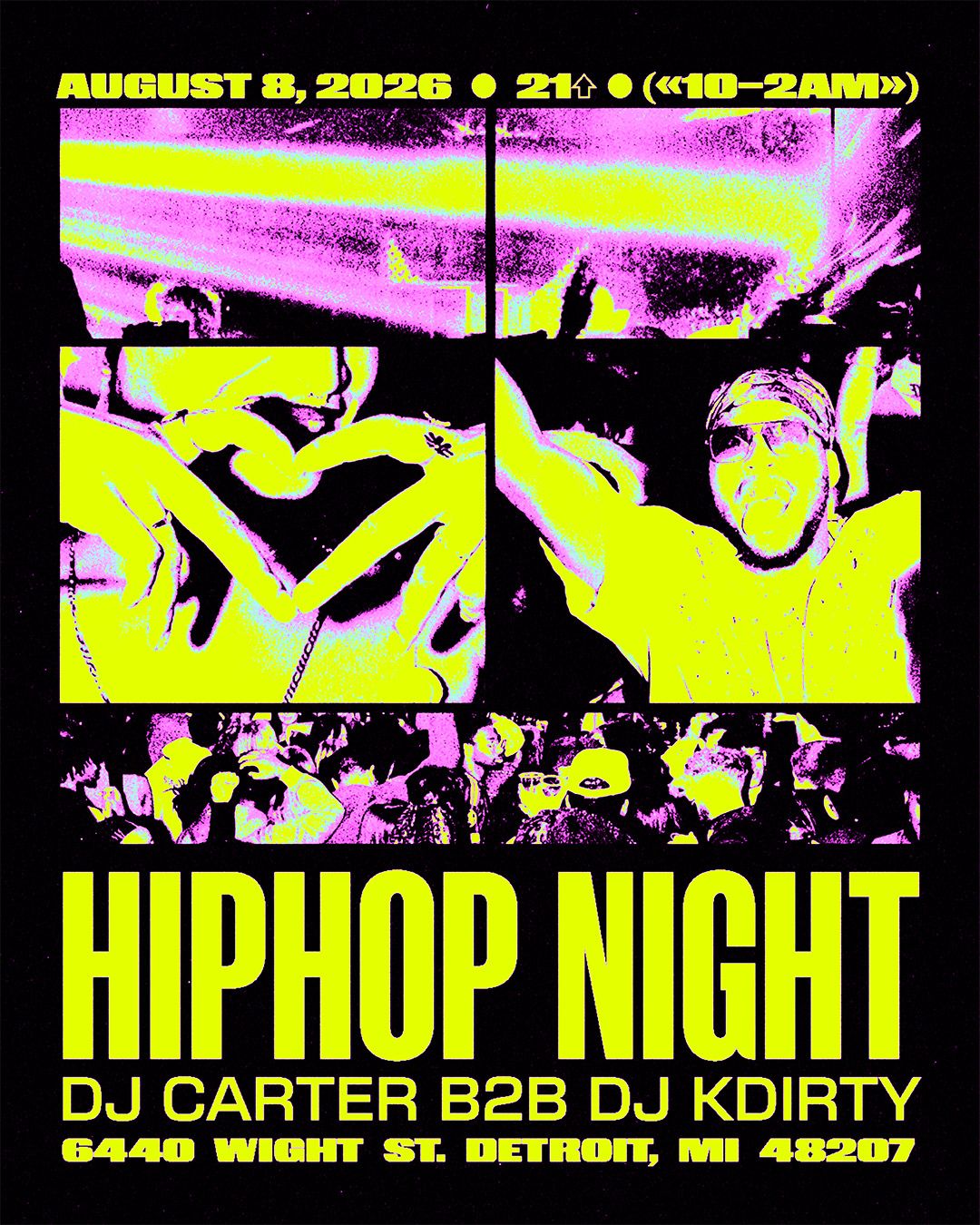 HIPHOP NIGHT: DJ KDIRTY B2B DJ CARTER (OPEN FORMAT CLUB BANGERS)