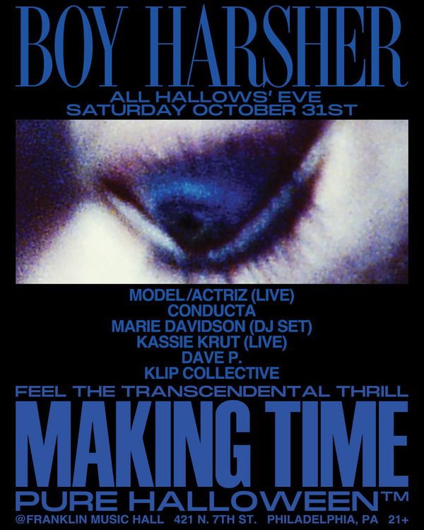 Making Time PURE HALLOWEEN with Boy Harsher, Model/Actriz, Conducta, Marie Davidson & MORE