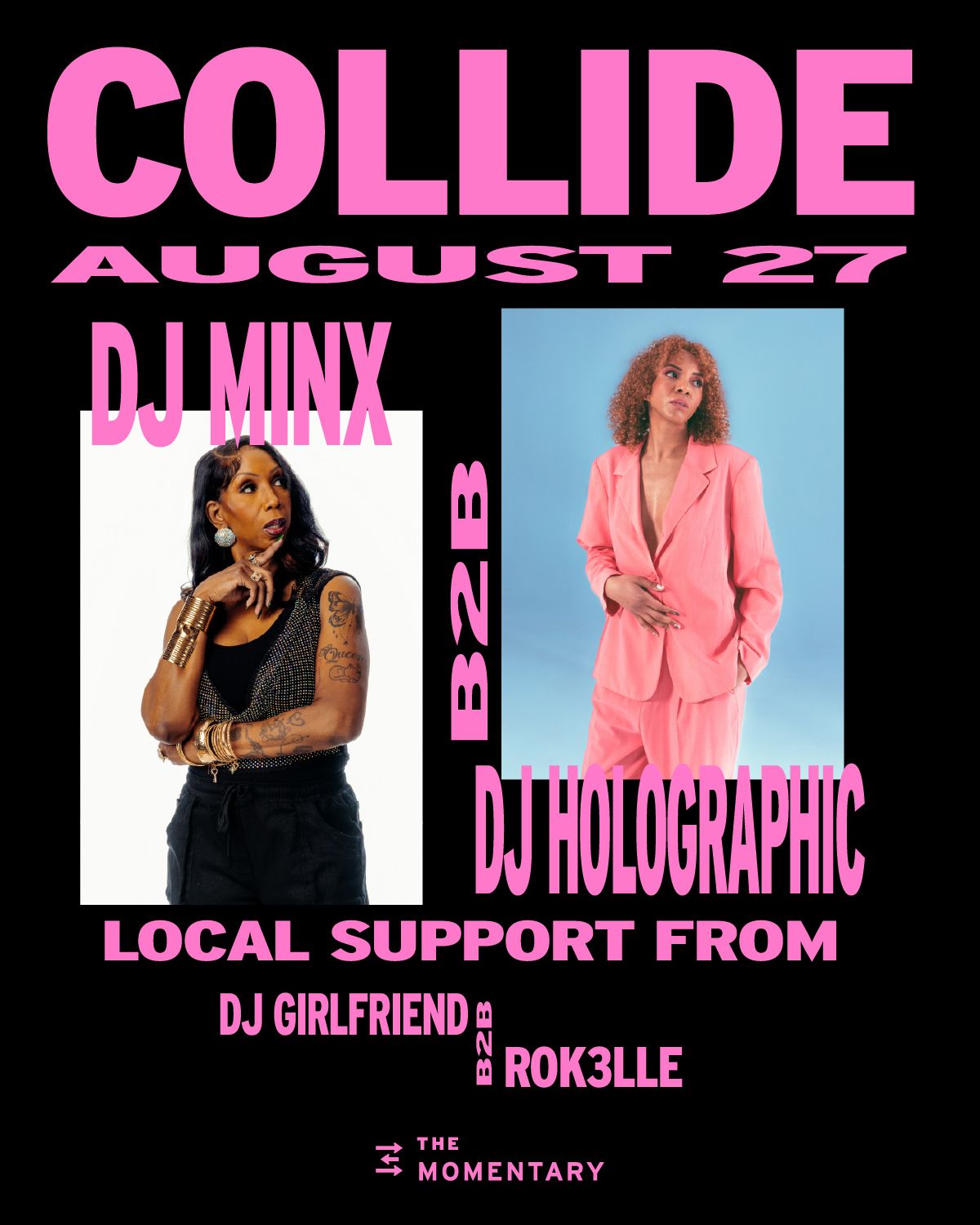 COLLIDE - DJ Minx b2b DJ Holographic