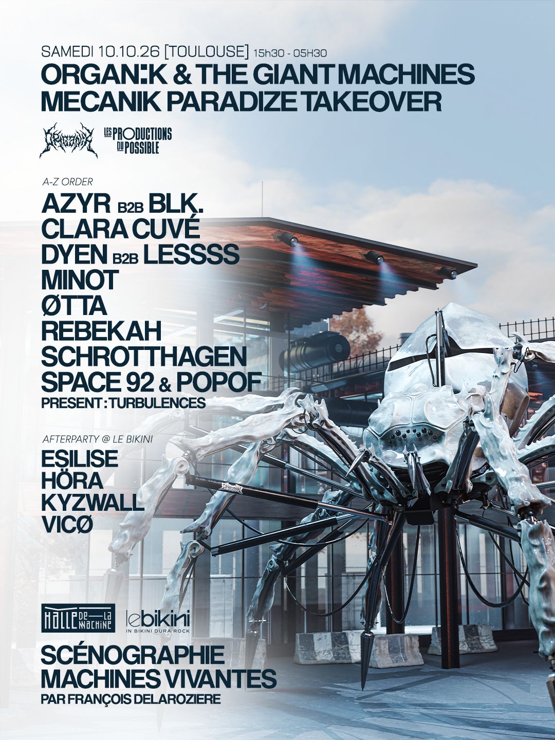 Open Rave Toulouse: Organïk + Machines Vivantes