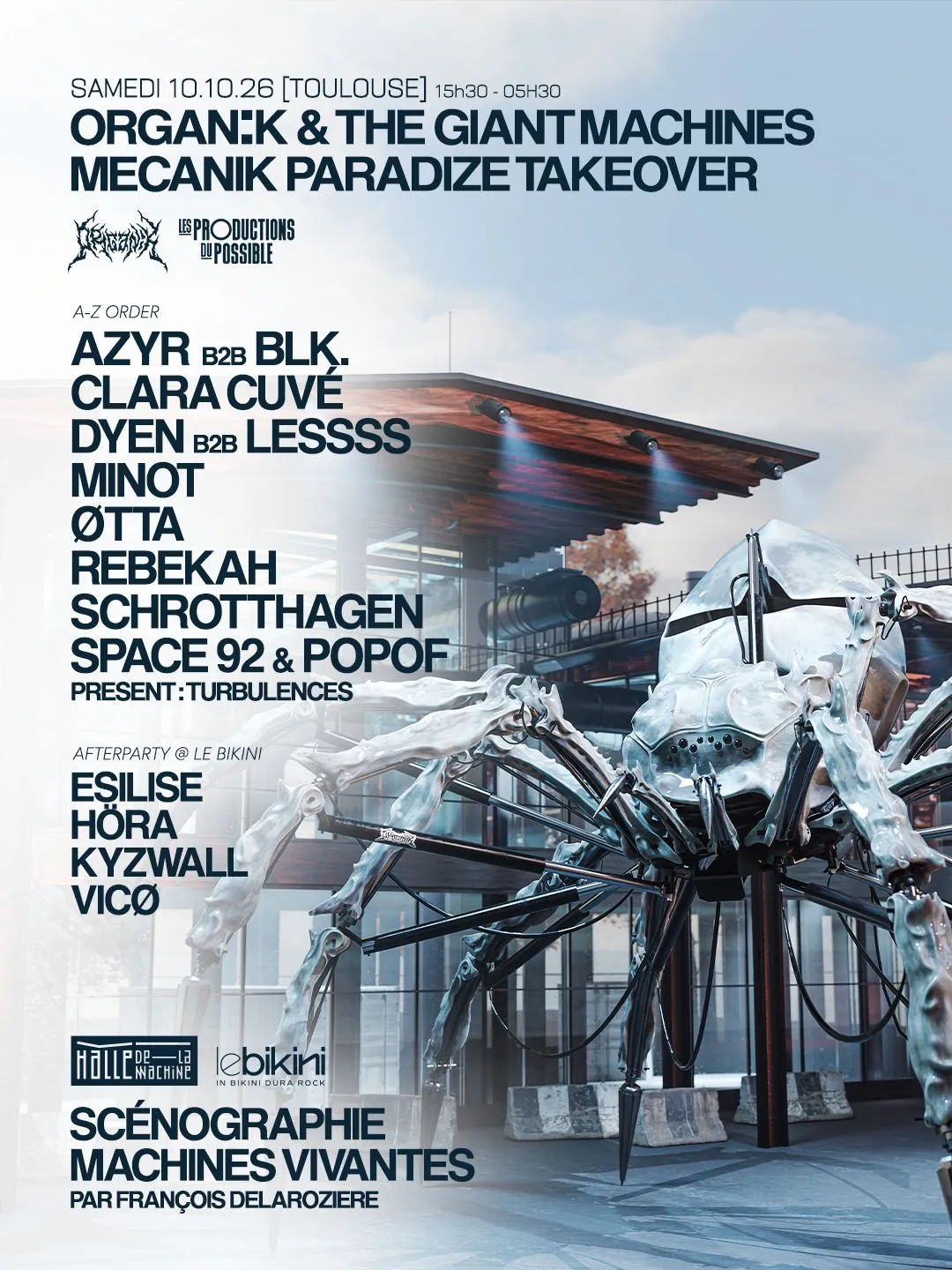Open Rave Toulouse: Organïk + Machines Vivantes