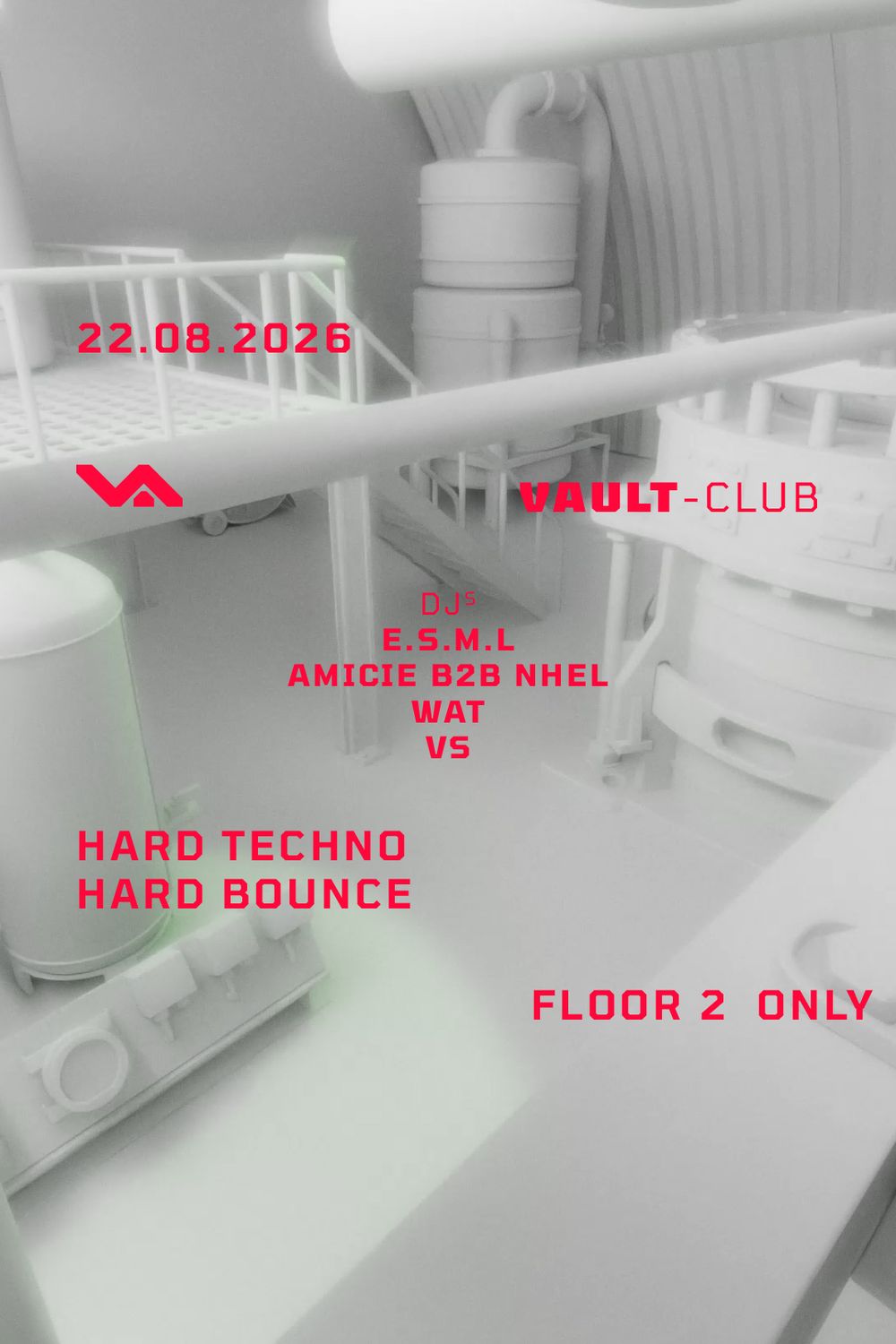 VAULT-Club - HARD TECHNO / HARD BOUNCE — Floor 2 only