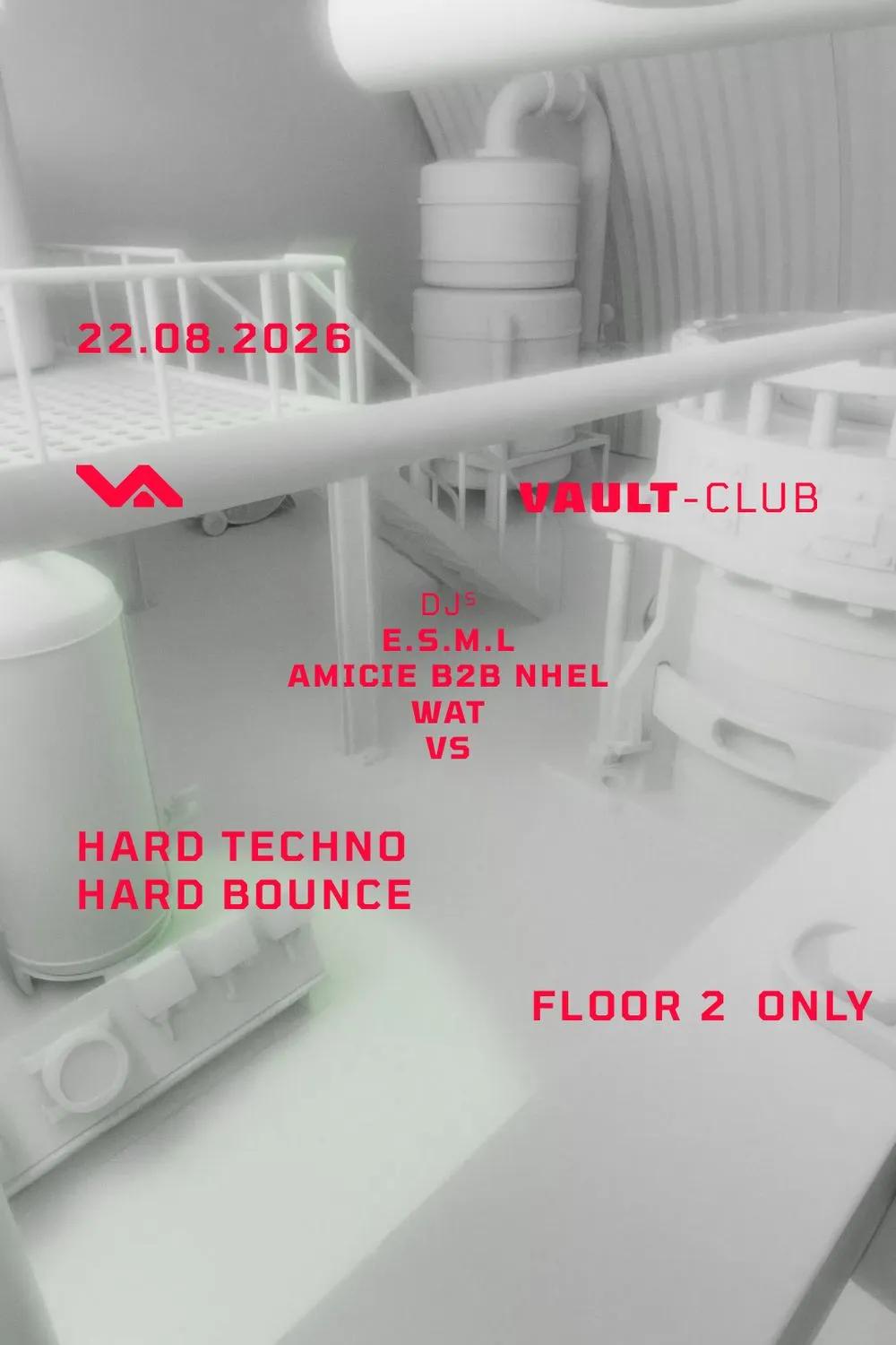 VAULT-Club - HARD TECHNO / HARD BOUNCE — Floor 2 only
