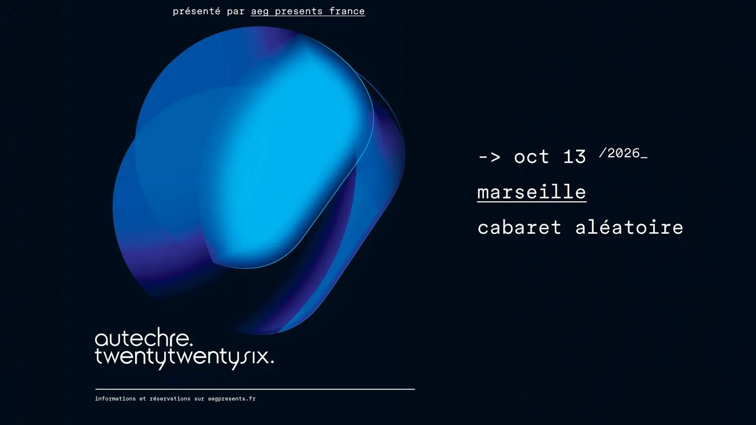Autechre at Cabaret Aléatoire