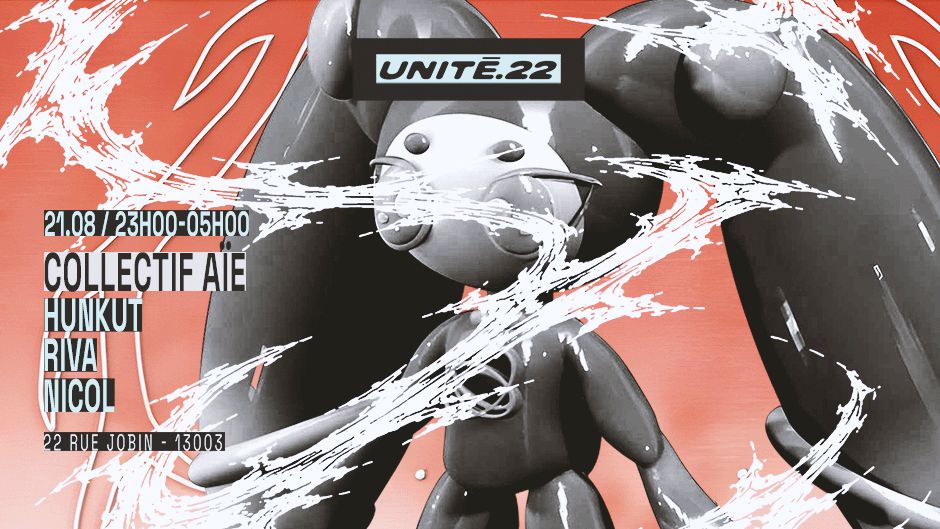 U.22 x COLLECTIF AÏE: RIVA, Hunkut, NICOL