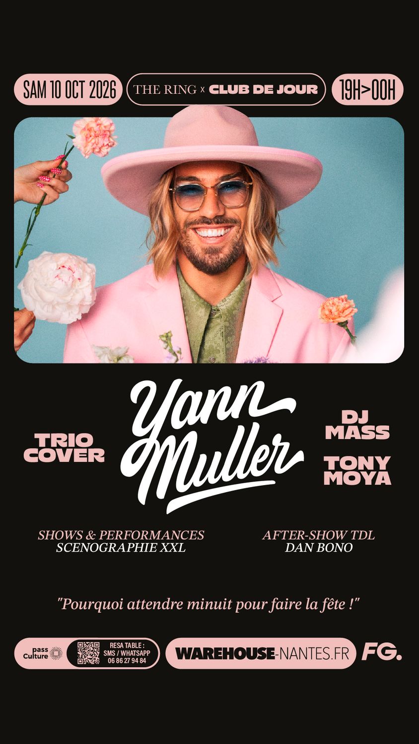 THE RING x CLUB DE JOUR with Yann Muller, Trio Cover