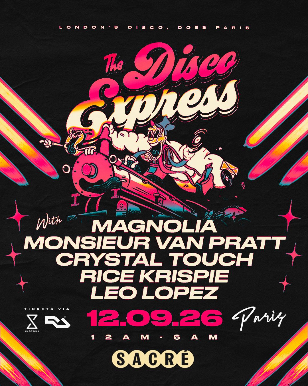 Sacré présente: The Disco Express