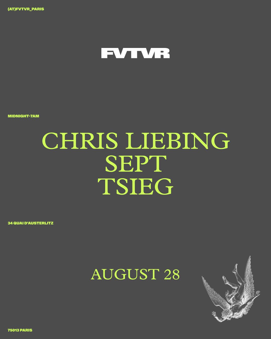 Fvtvr INVITES: Chris Liebing, Sept, TSIEG