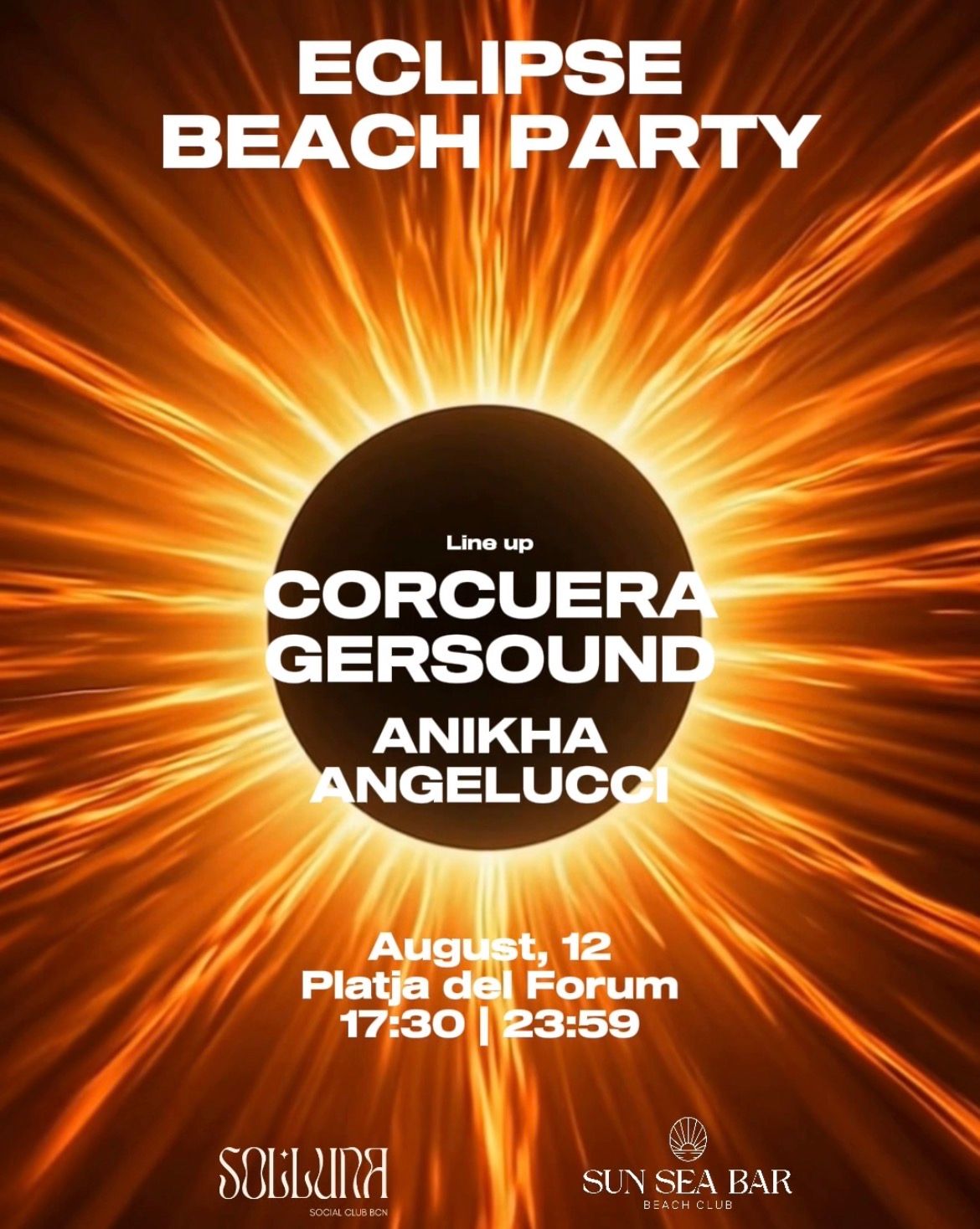 Eclipse beach Party at Platja del Forum [FREE TICKETS]