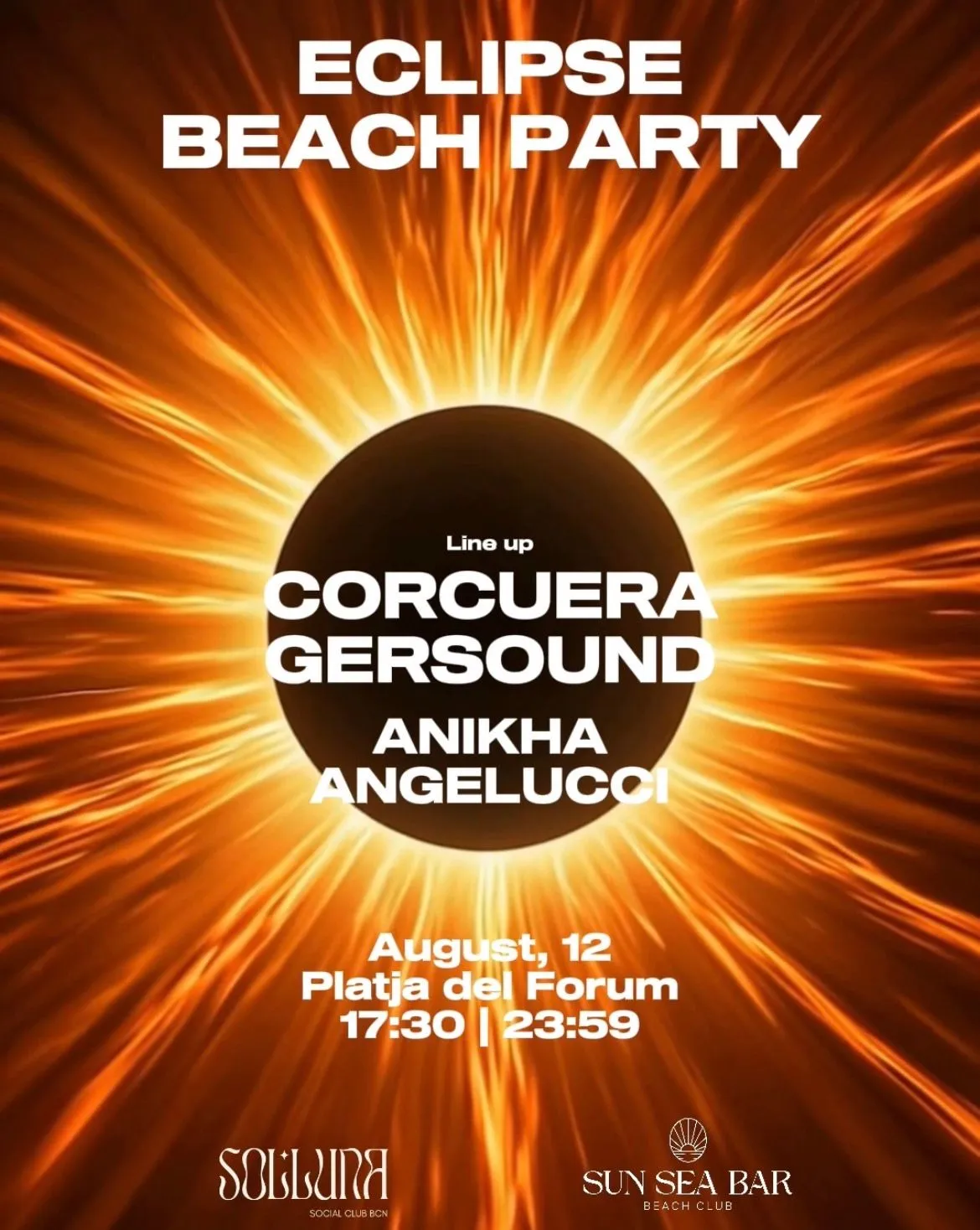 Eclipse beach Party at Platja del Forum [FREE TICKETS]