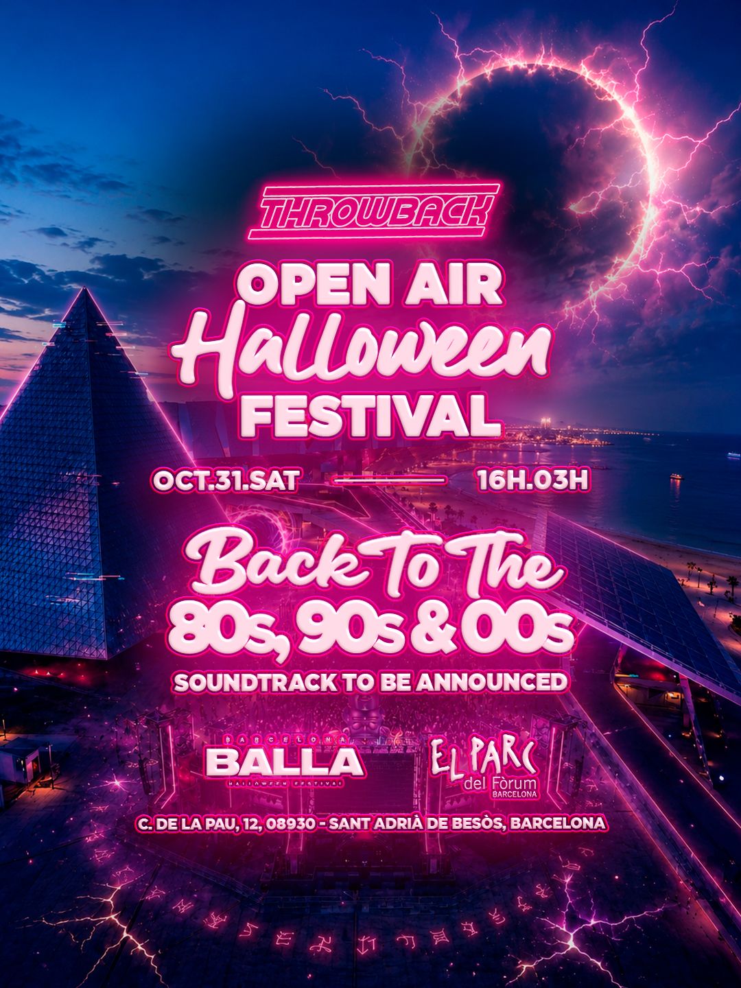 Throwback Open Air Halloween [Balla Barcelona Festival]