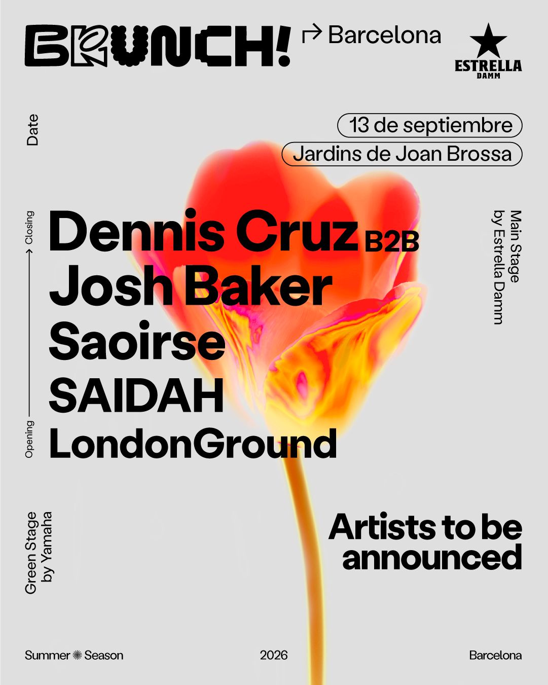 [SEASON CLOSING] Brunch Electronik Barcelona - Dennis Cruz b2b Josh Baker
