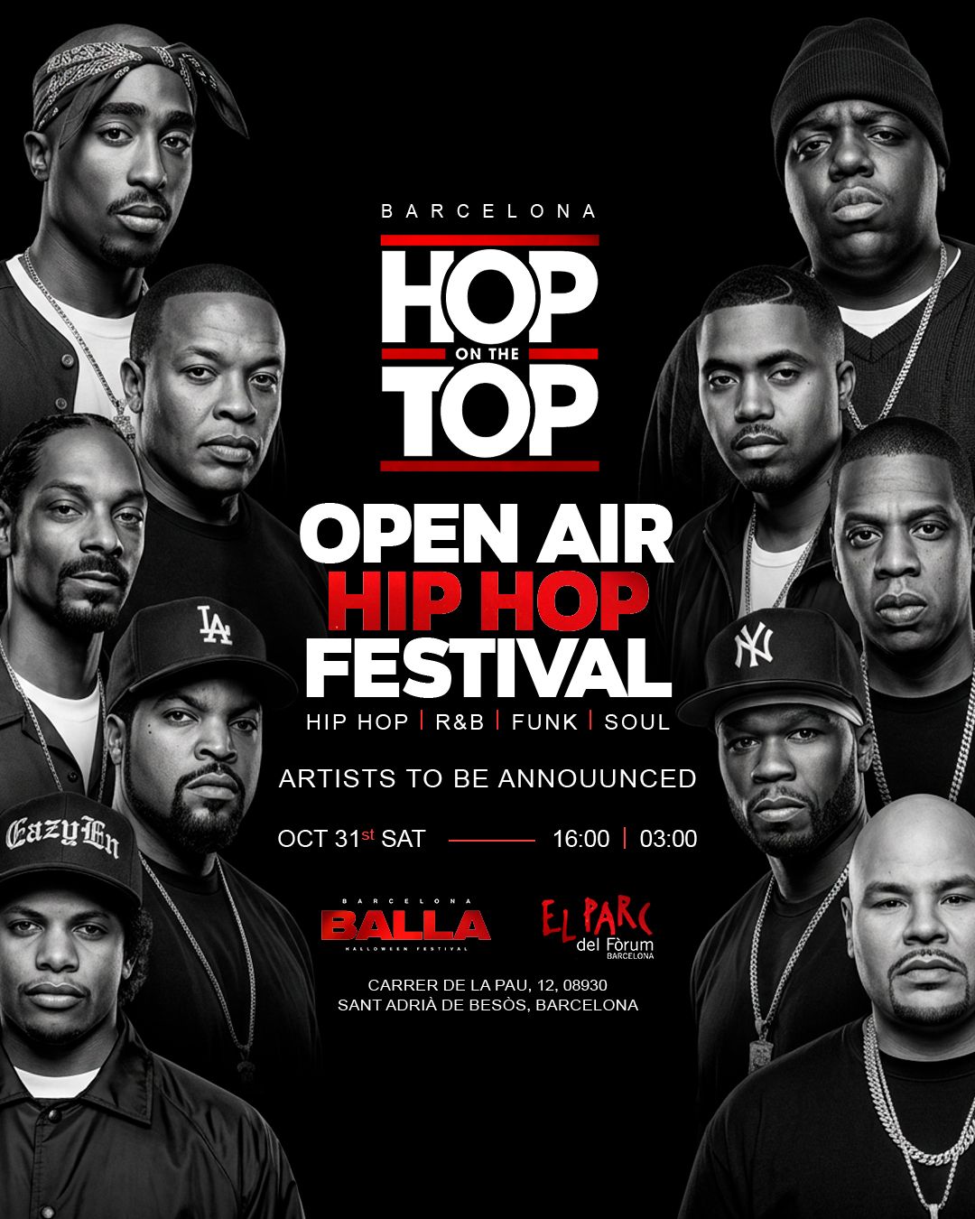 Hop on The Top Open Air Halloween [Balla Barcelona Festival]