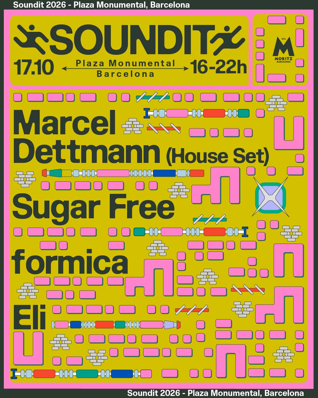 SOUNDIT Plaza: Marcel Dettmann (House Set), Sugar Free, formica, Eli